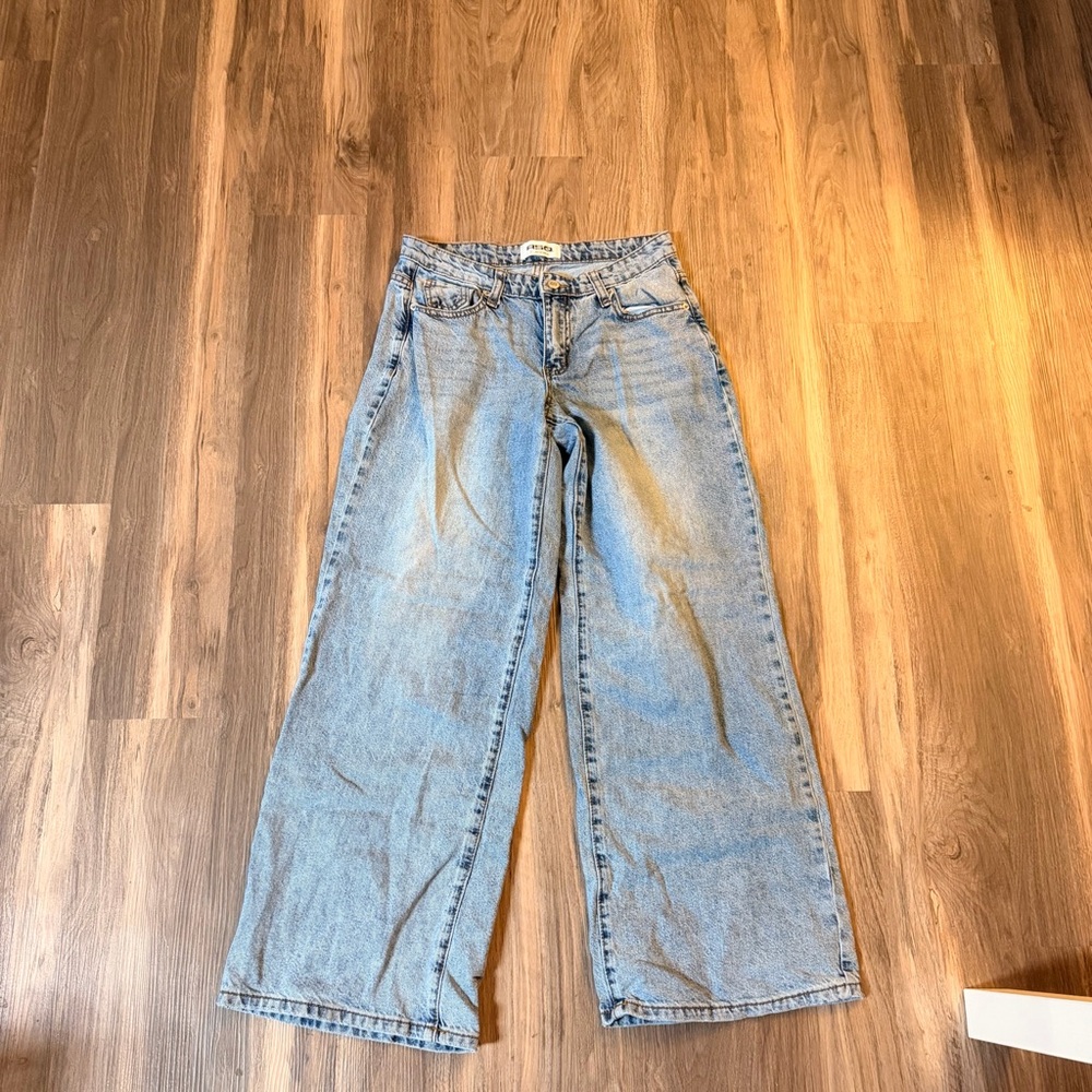 RSQ Light Blue Flare & Wide Leg Jeans